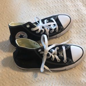Black hightop Converse